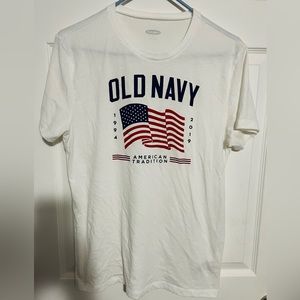 🔥4 for $15🔥Men’s Small American Flag T-Shirt